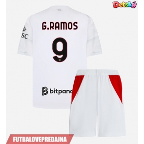 Lacne Dětský Futbalové dres AC Milan Goncalo Ramos #9 2026-27 Krátky Rukáv - Preč (+ trenírky)
